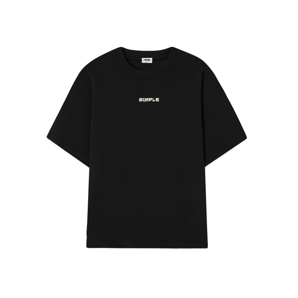 POLERA PARASITE (NEGRO & BEIGE)