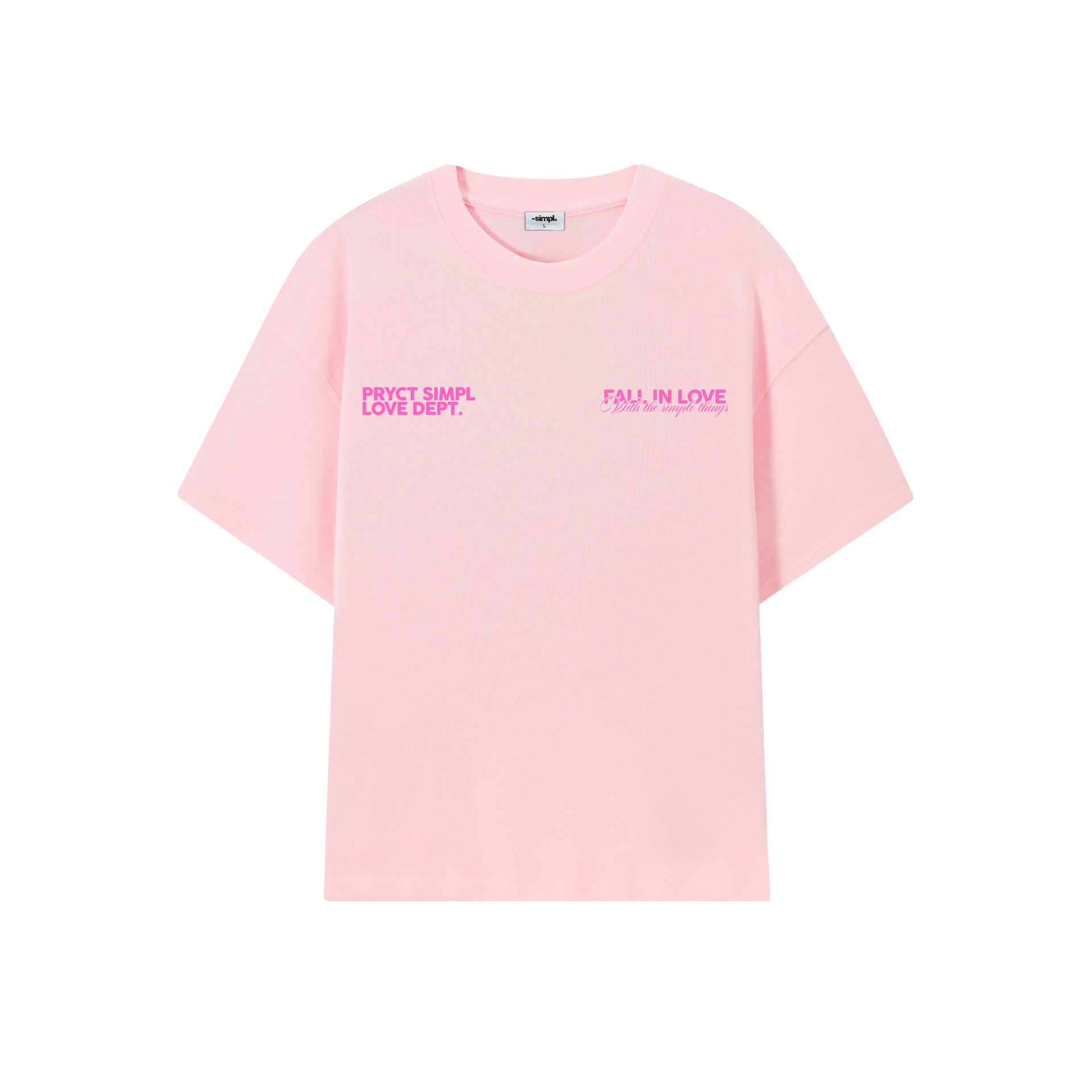 POLERA FALL IN LOVE (ROSADA)