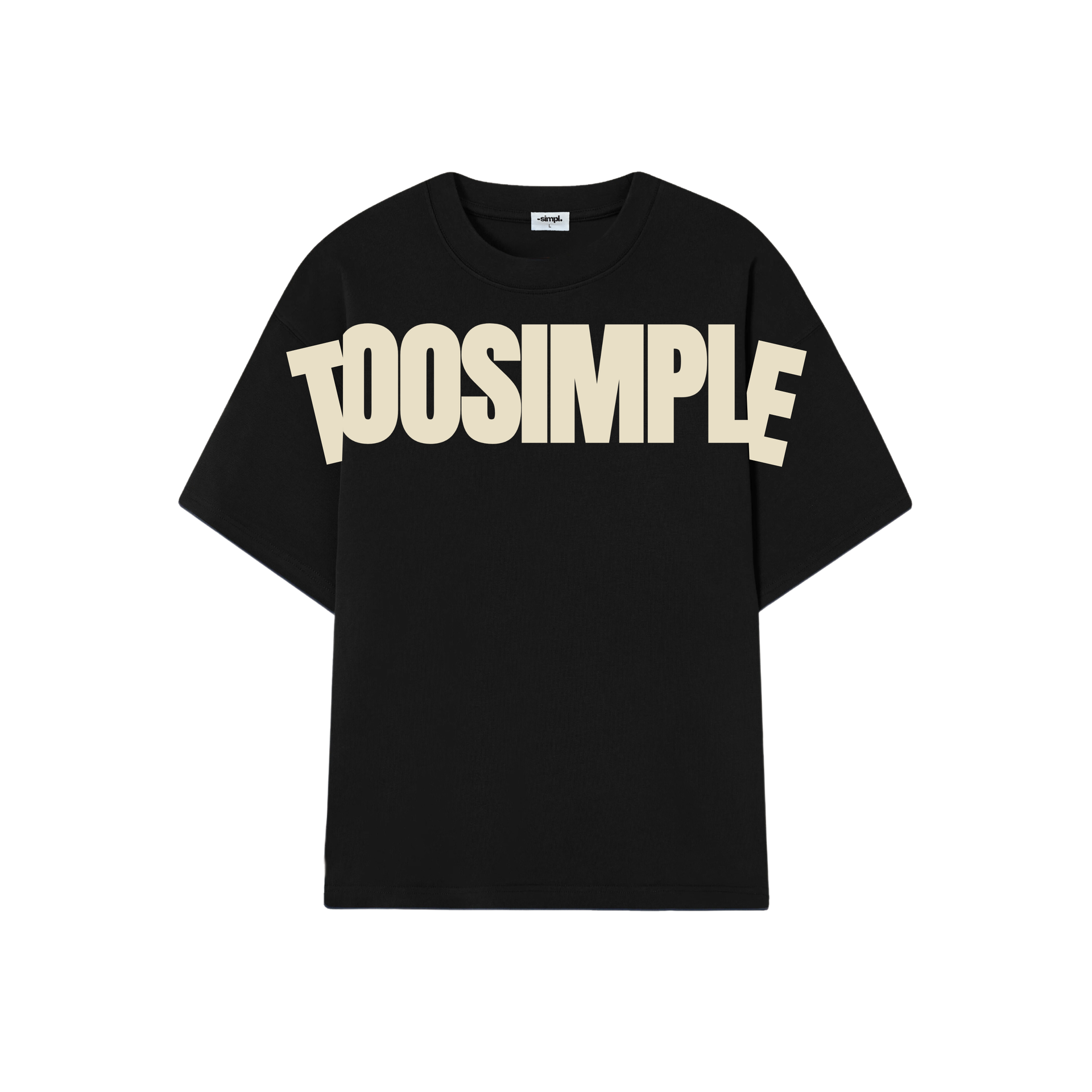 POLERA TOO SIMPLE (NEGRA)